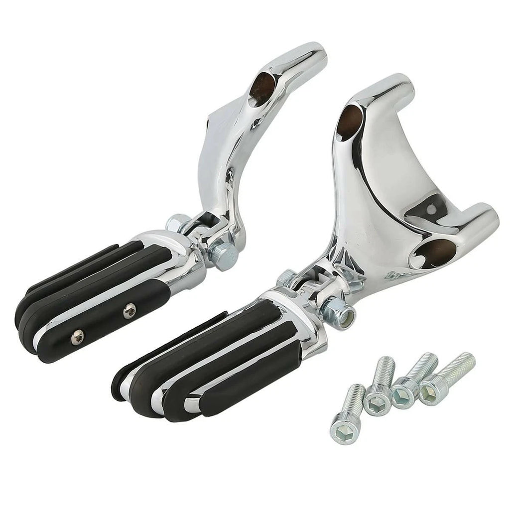 Chrome Passenger Footpeg Mount Bracket for Harley Sportster (2004–2013)