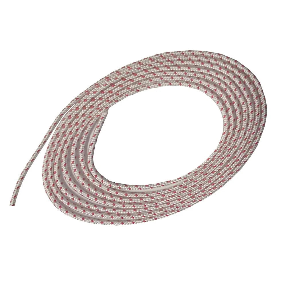 Recoil Starter Rope for Mower Chainsaw (3mm x 6m) Red/White