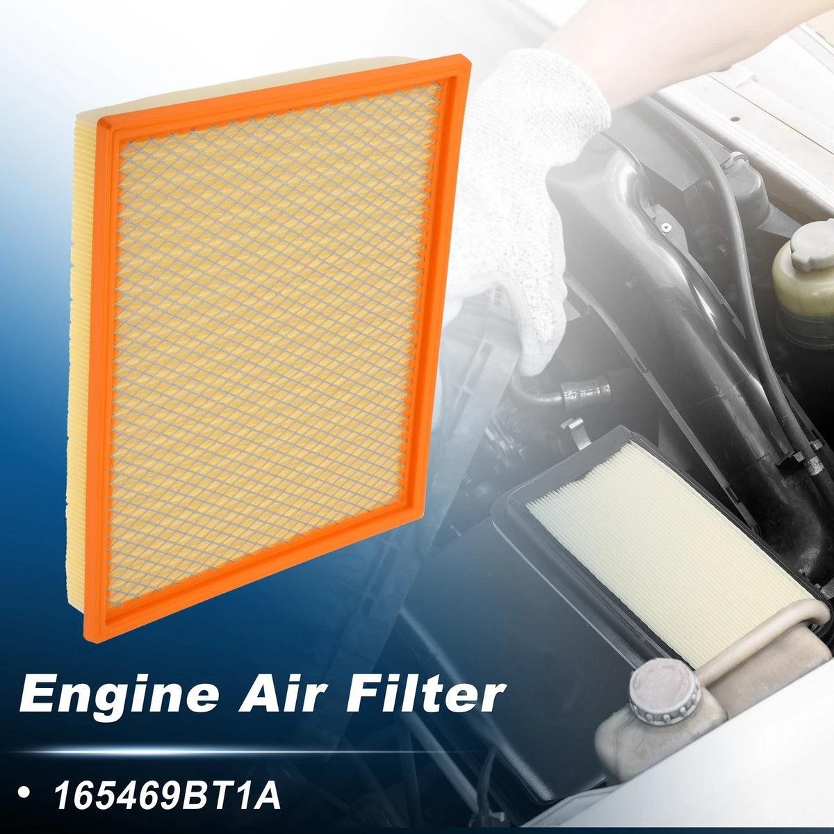 Car Engine Air Filter for Nissan Frontier V6 3.8L (2020–2024) 165469BT1A