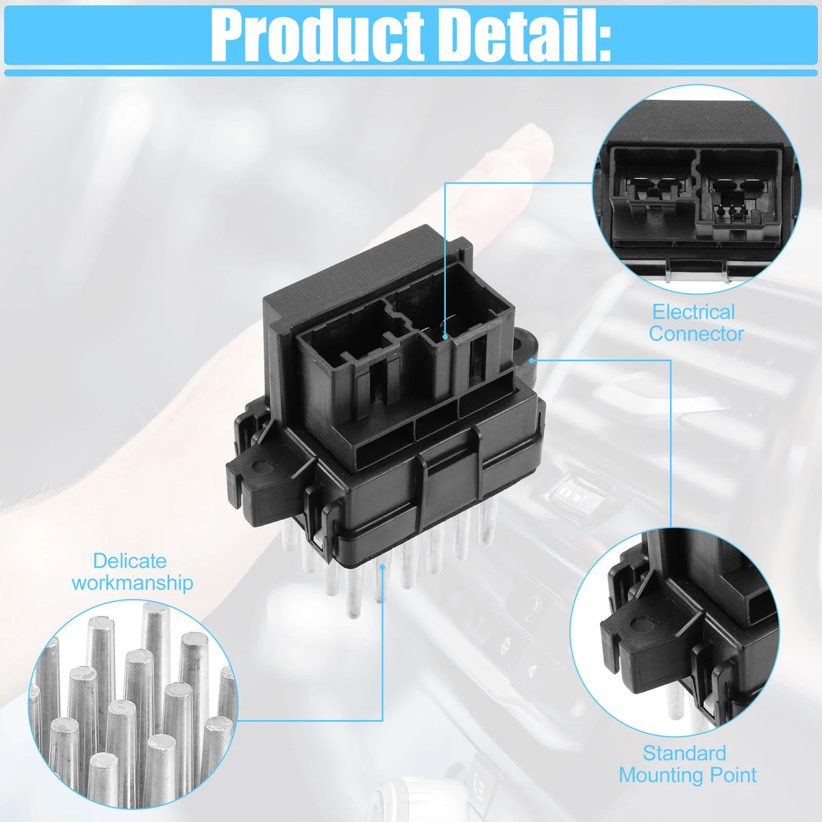 HVAC Blower Motor Resistor for Dodge Grand Caravan (2008–2020)