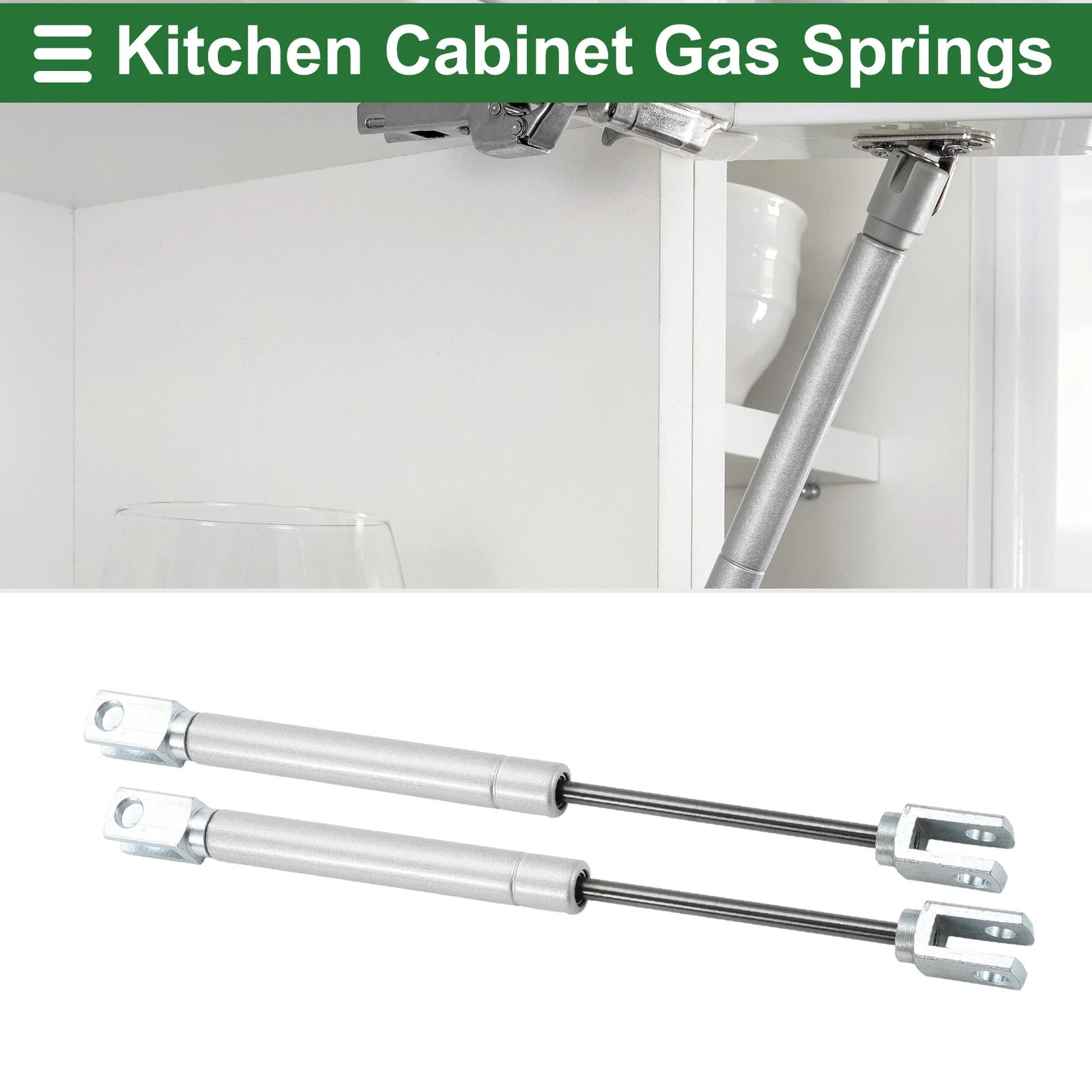 2Pcs Lift Supports Struts Gas Spring for Universal Applications (10")