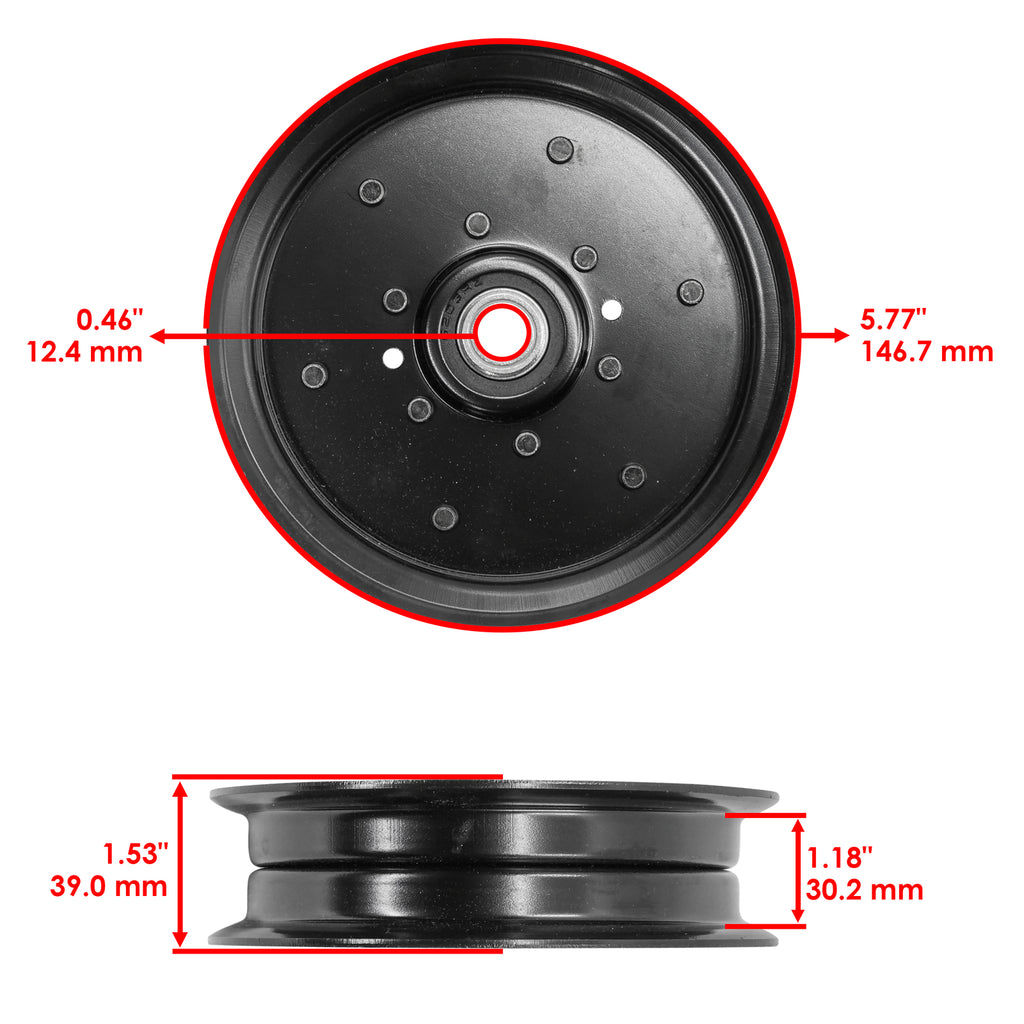 Idler Pulley Replacement for John Deere 717 717E 647 657 667 (AM115933) (2007–2018)