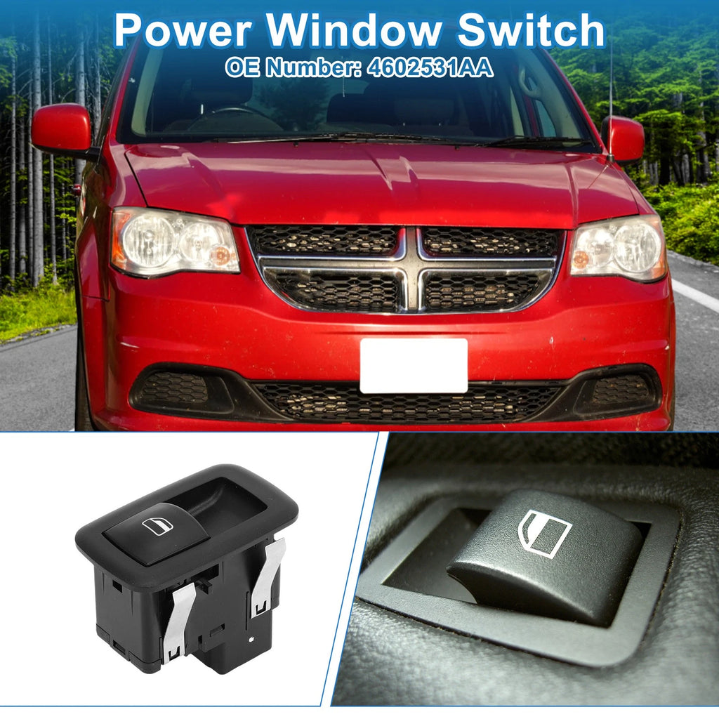 Rear Power Window Switch Replacement for Dodge Grand Caravan Journey (2008–2020)