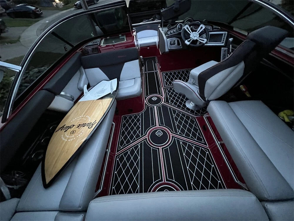 EVA Foam Cockpit Pad for Mastercraft XT20 (2018) - Faux Teak Decking Mat