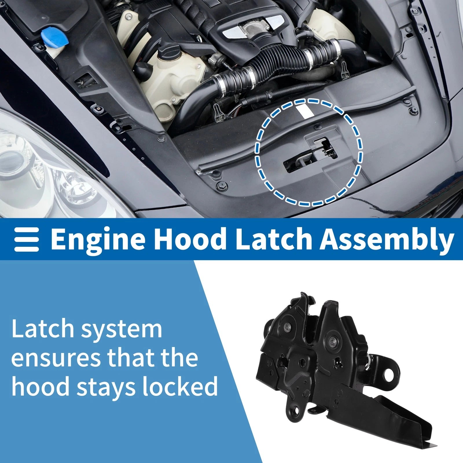 Hood Latch Assembly Replacement for Toyota Tundra (2000–2006)