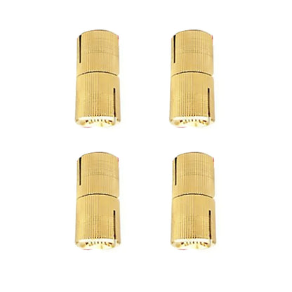 Set of 4 Brass Invisible Hinges for Universal Applications (180 Degree)