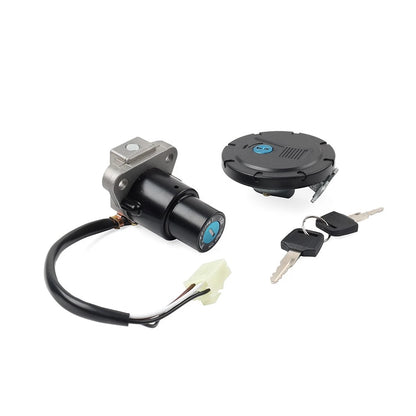 Ignition Switch Fuel Gas Cap Lock Key Set for Kawasaki KLR650 (2008–2018)