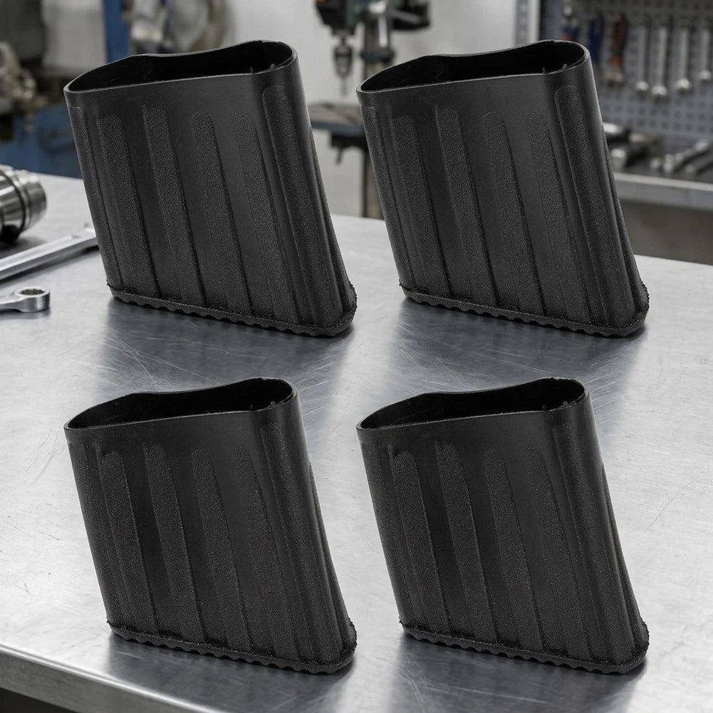 Rubber Ladder Leg Covers 4 Pack for Telescopic Folding Ladders