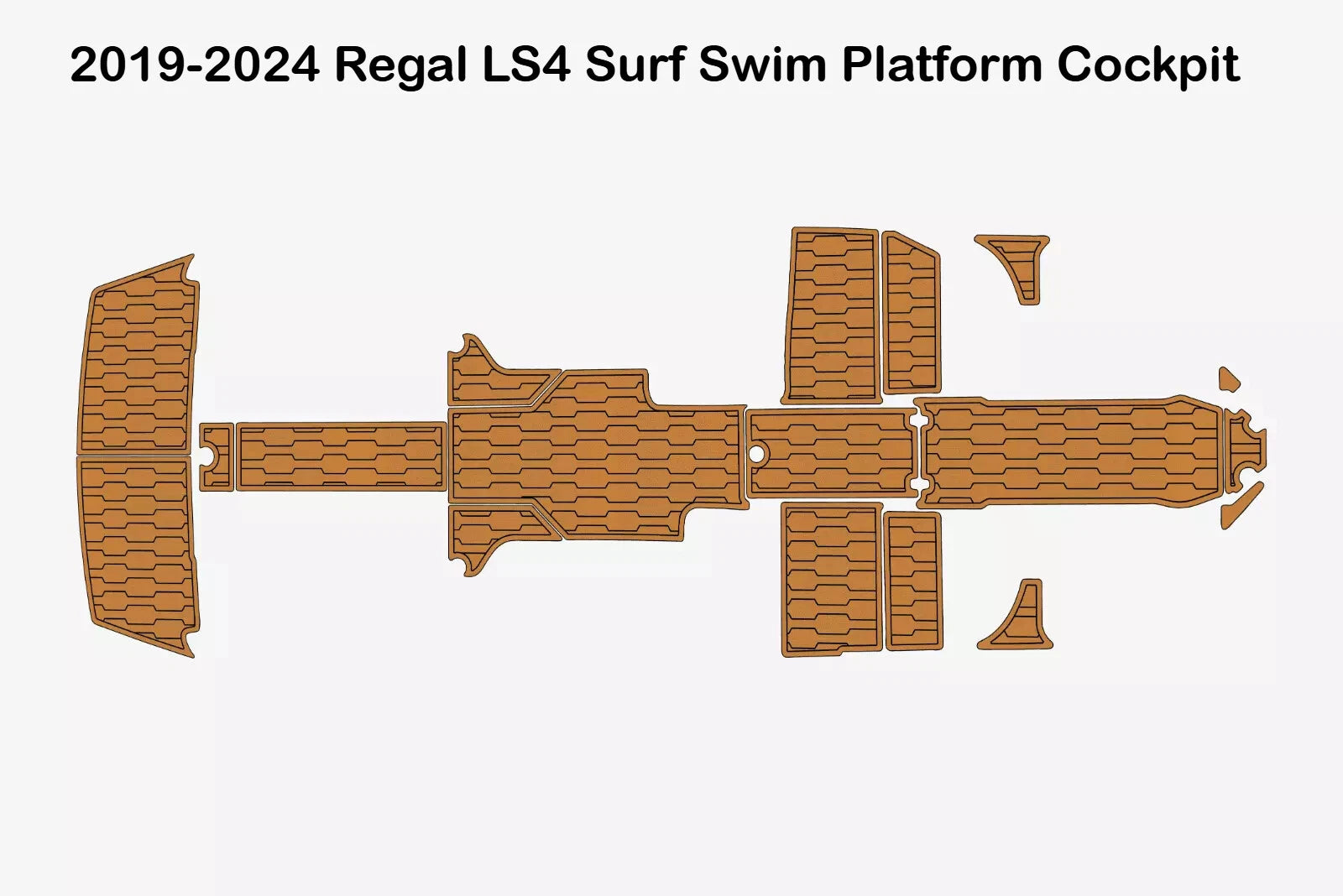 EVA Foam Teak Deck Flooring for Regal LS4 (2019–2024)