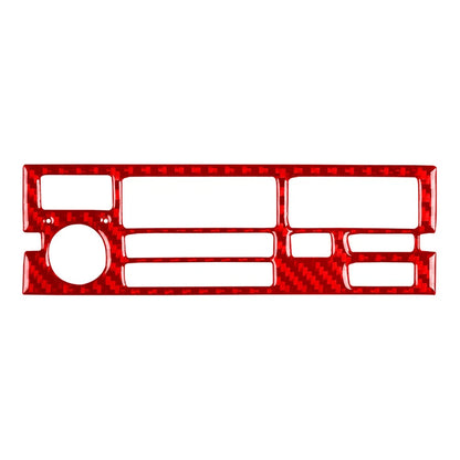 Radio CD Panel Cover Trim for BMW 3 Series E36 (1994–1996) Carbon Fiber Red