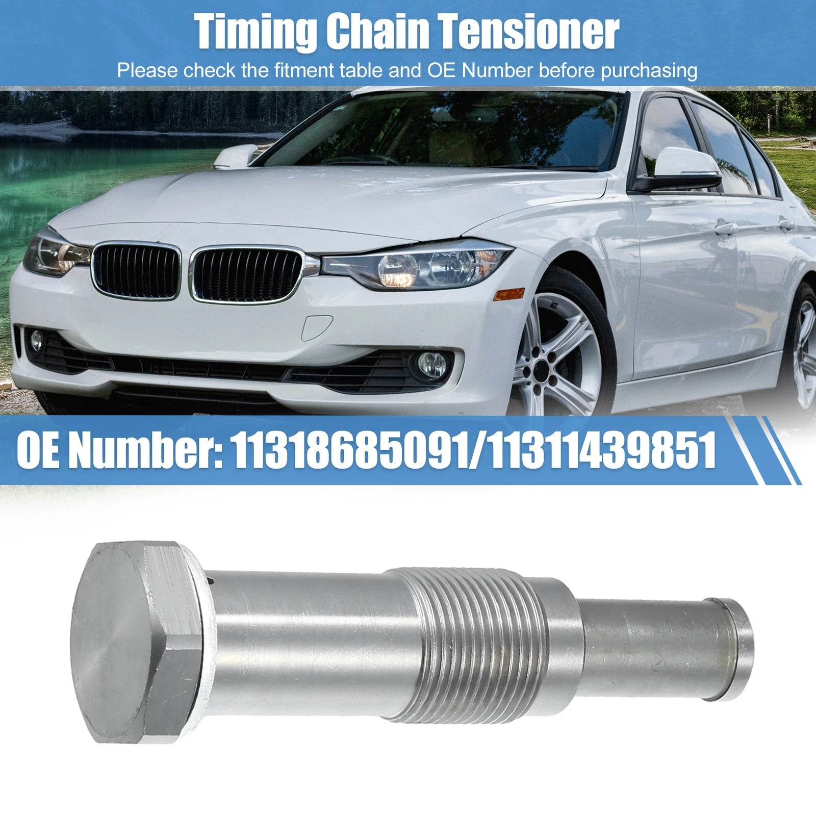 Engine Timing Chain Tensioner Replacement for BMW 328i 320i (2012–2018)