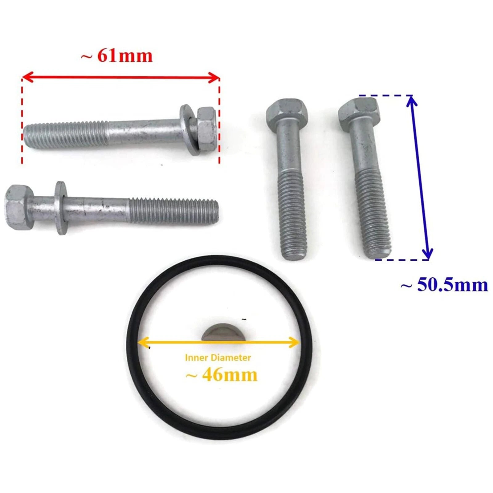 Water Pump Impeller Kit for Yamaha 50-70 HP Outboard (6H3-W0078-02-00)