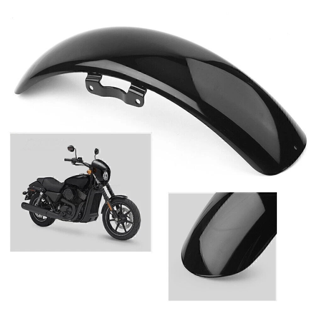 Front Mudguard Cover for Harley Street XG750 (2015–2017) Black Plastic