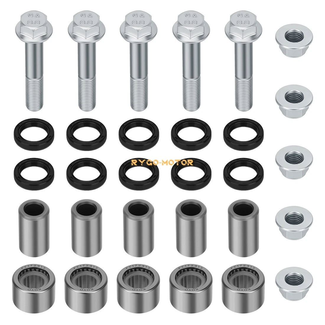 Swing Arm Linkage Bearing Kit & Bolts for Honda Sportrax 400 TRX400X EX (2004–2009) 27-1048