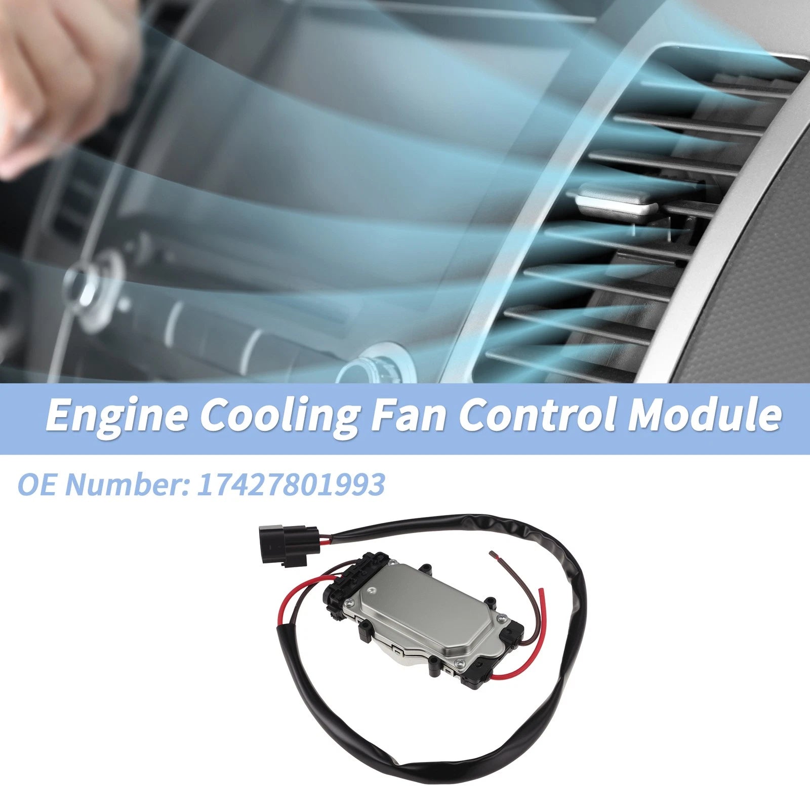 Engine Cooling Fan Control Module Replacement for BMW 1 Series E81 (2007–2011)
