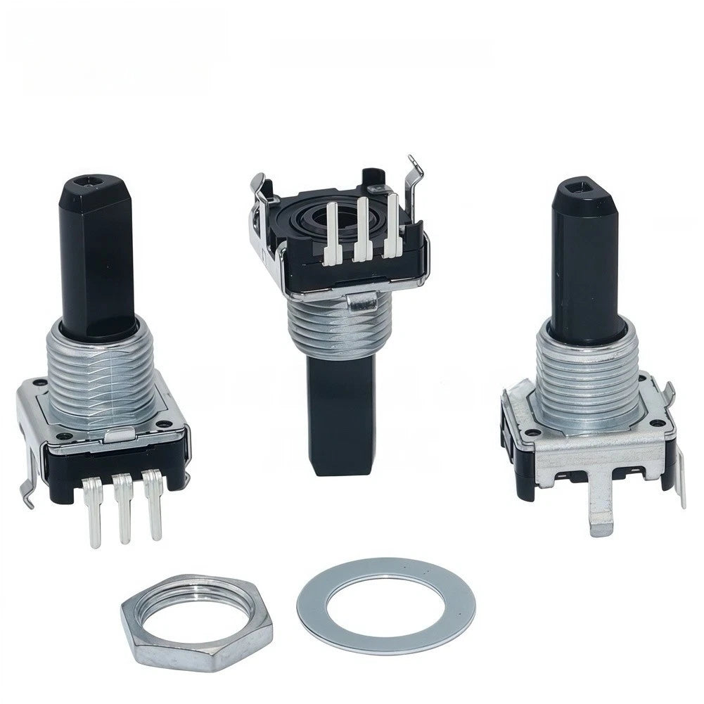 Metal Rotary Encoder EC12E2420801 for Various Applications (24 Pulse, 20mm Shaft)