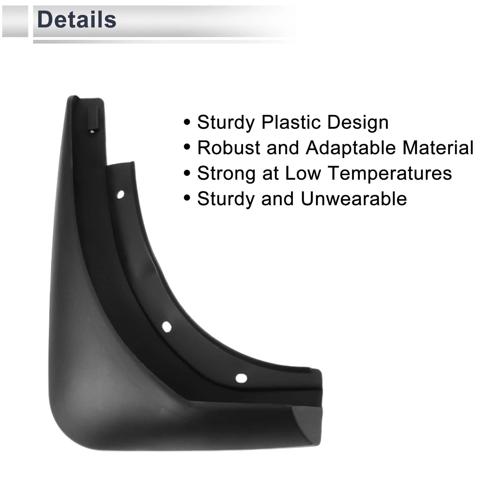 Set of 2 Mud Flaps Splash Guards for Audi A8 (2011–2017)