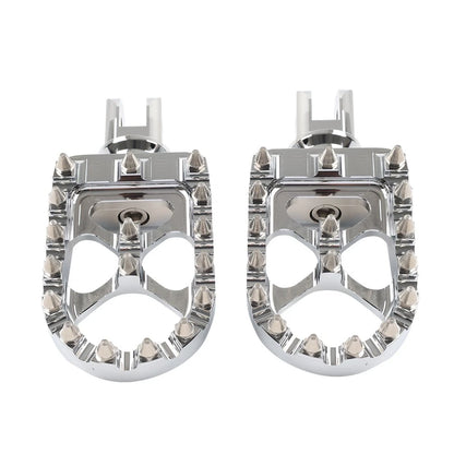 MX Style Chrome Foot Pegs for Harley Softail (2018–2023)