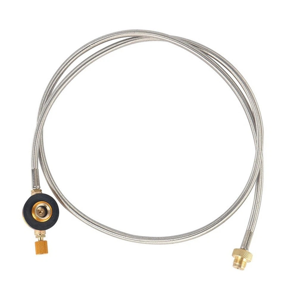 Gas Stove Extension Pipe 100cm for Flat Gas Canisters