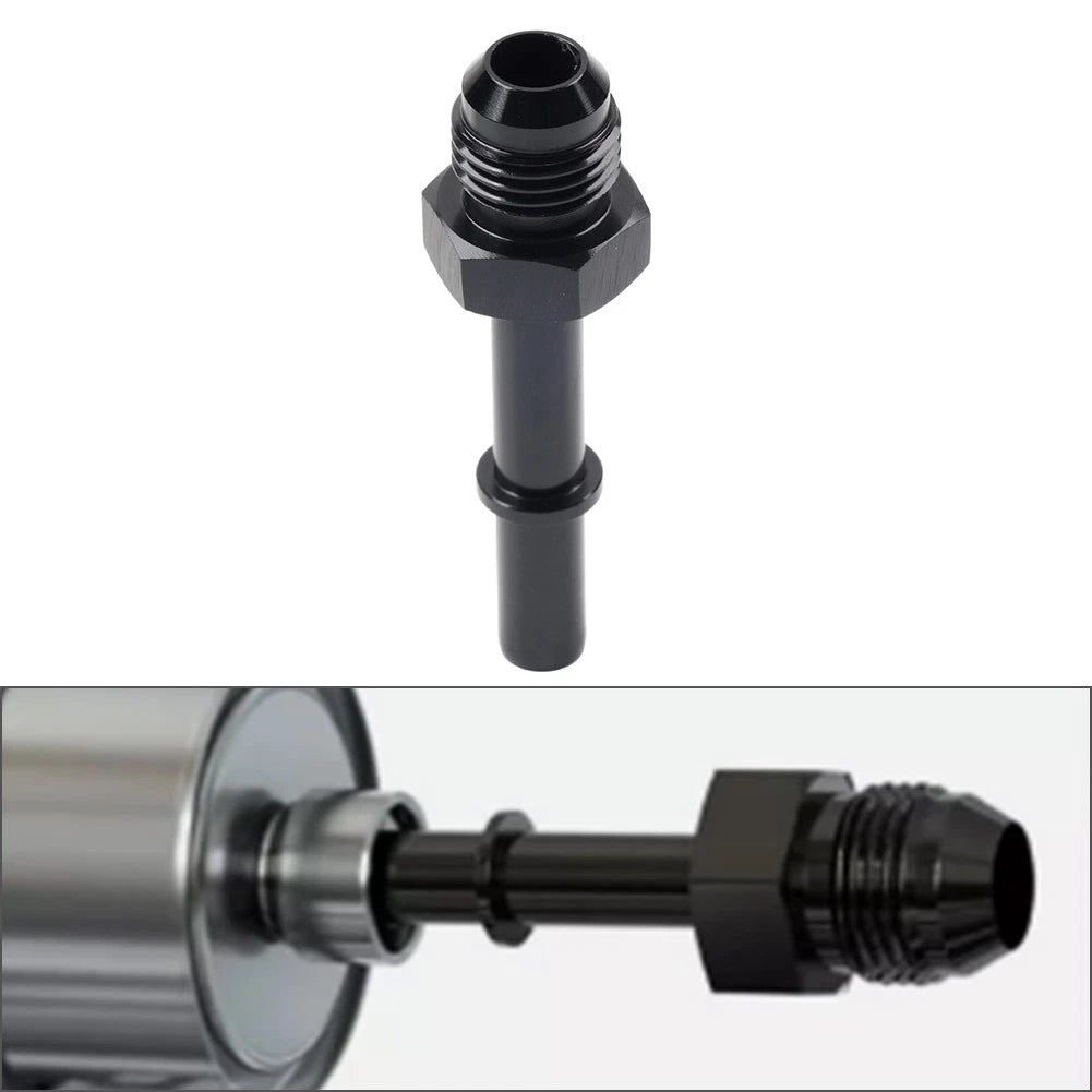 6AN Male to 3/8'' Male SAE Quick-Disconnect Push-On EFI Fuel Rail Fitting