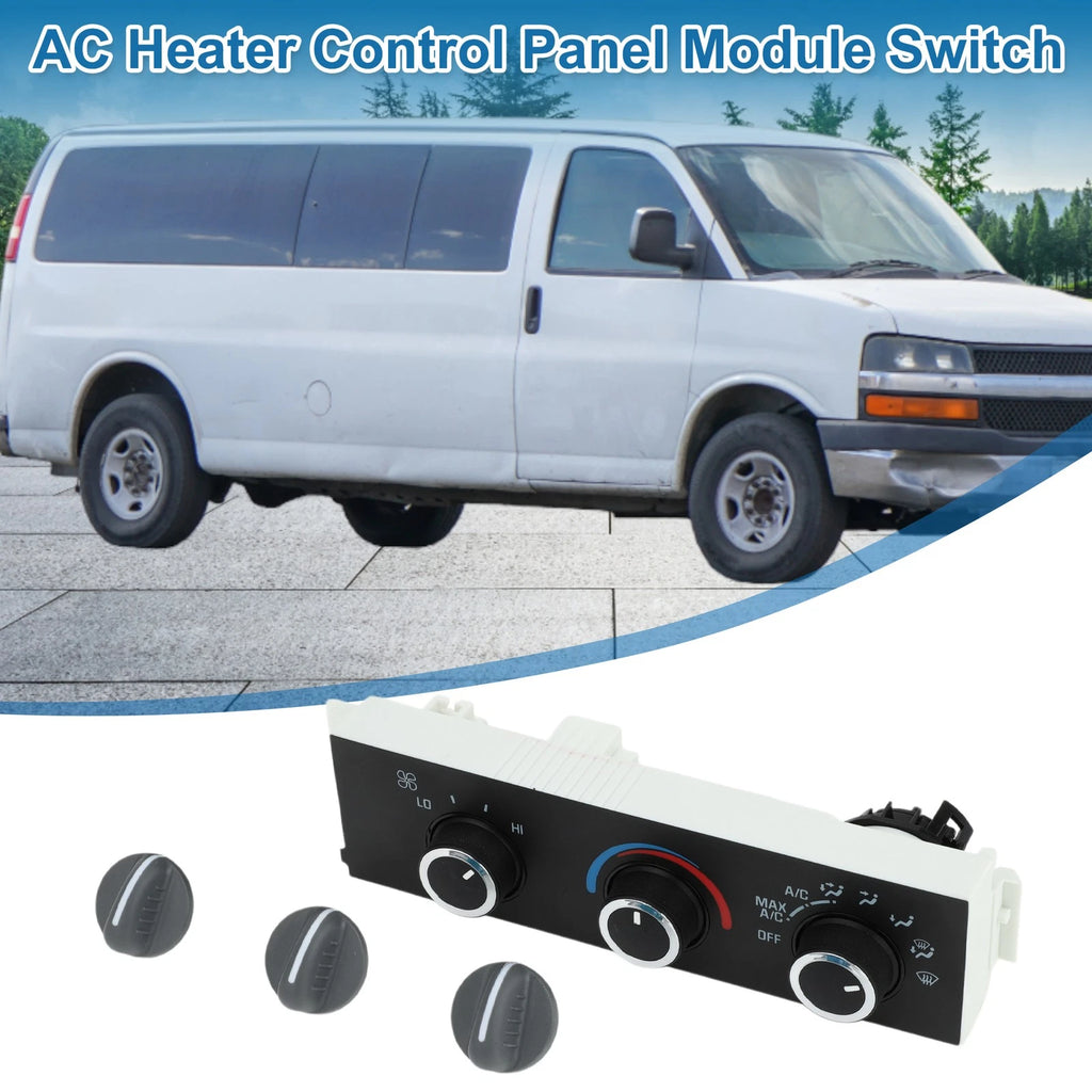 HVAC A C Heater Climate Control Panel Replacement for Chevrolet Express (2003–2016)