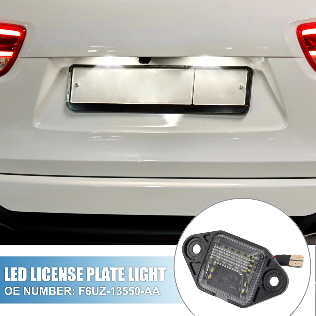 License Plate Light 6500K White LED Replacement for Ford E-150 E-250 (2003–2014)