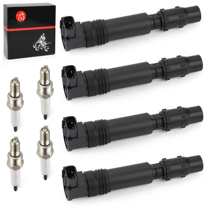 4X Ignition Stick Coils for Honda CBR600F F4i (2002–2006)