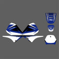 Graphics Backgrounds Decals Stickers Kit for Yamaha PW80 (1983–2006)