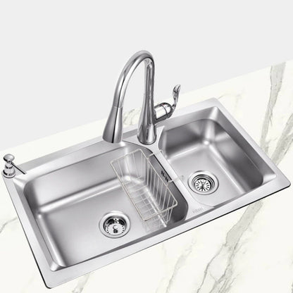 Stainless Steel 304 Grade Sink Storage Rack for Dish Drying