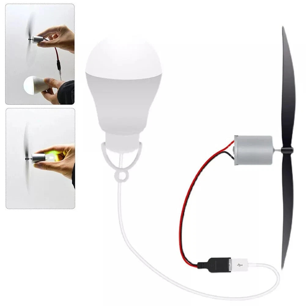 Wind Turbine Motor Set for Educational Exploration