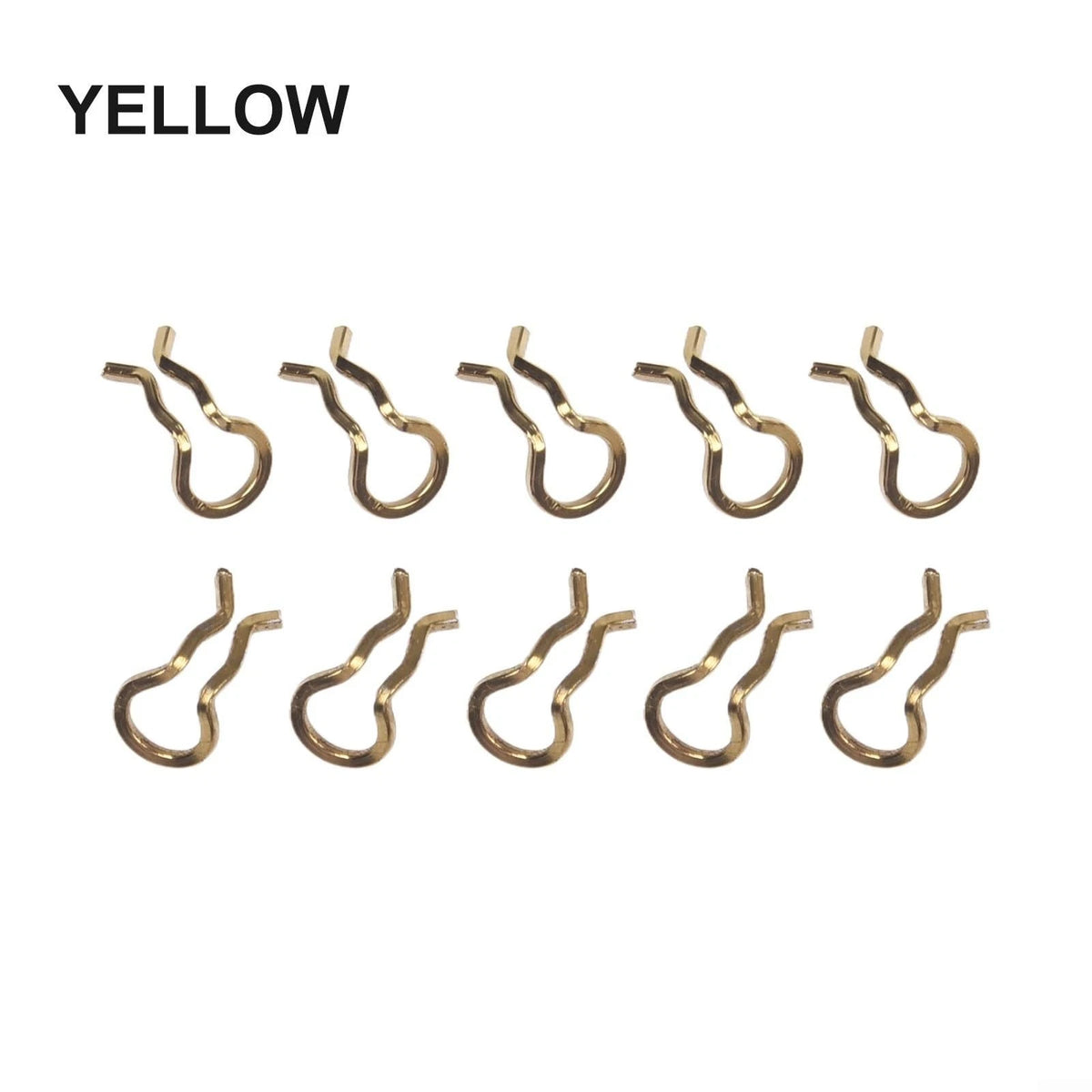 10pcs Replacement Ring Clips for Brake Pad Mounting (Road & MTB Bikes)