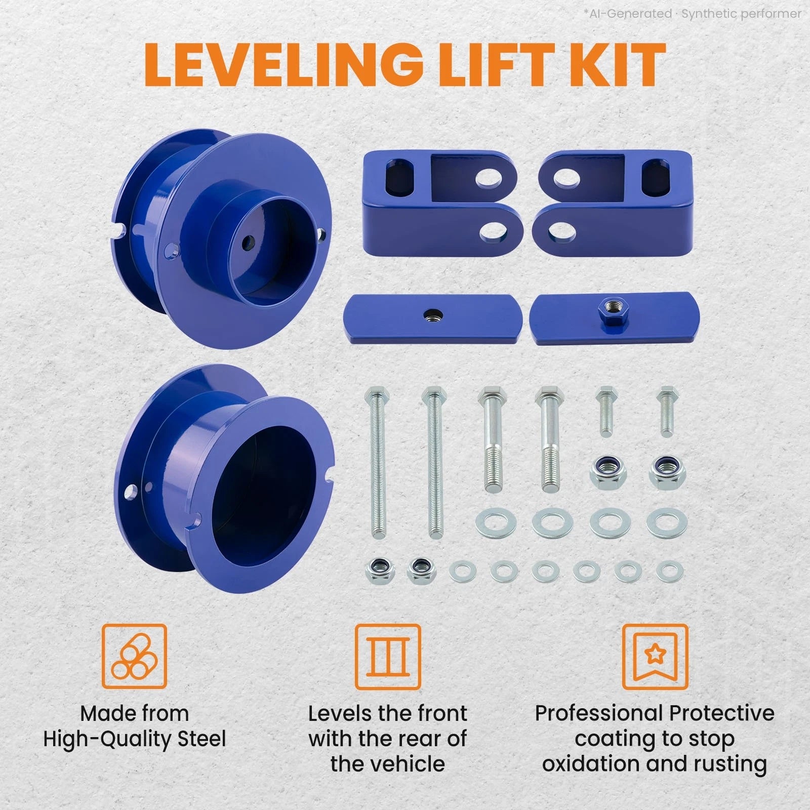 3" Front Leveling Lift Kit Brackets for Ram 2500 3500 4WD (2013–2022)