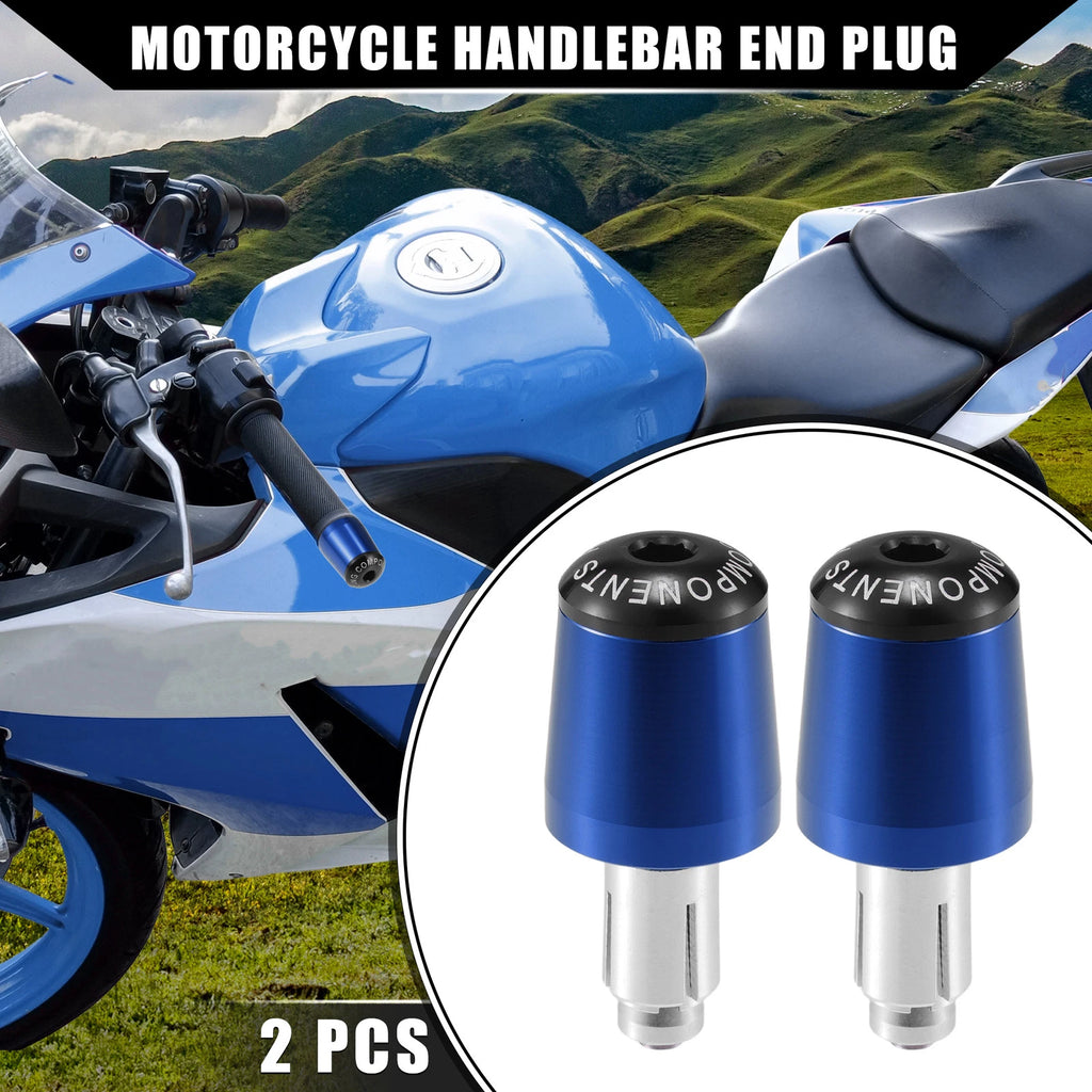 2 Pcs Handlebar End Plug 7/8" for Honda Motorcycle