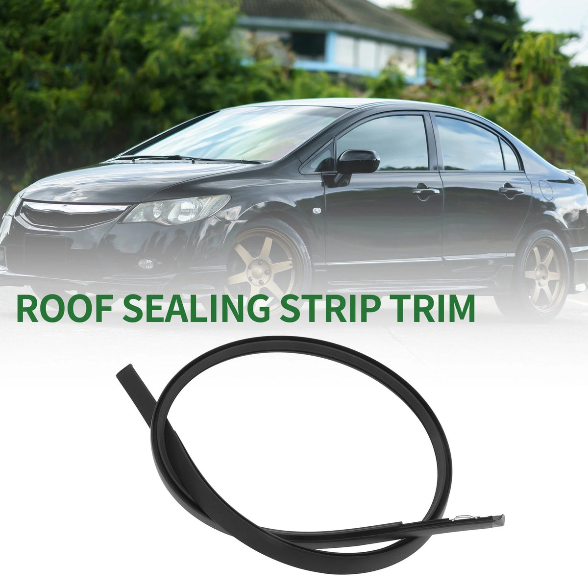 Left Side Roof Sealing Strip Sunroof Trim Replacement for Honda Civic (2016–2021)