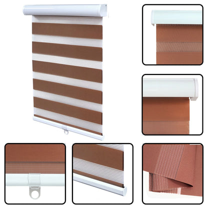 72" Zebra Blinds Shade for Horizontal Windows (Day Night Dual Layer)
