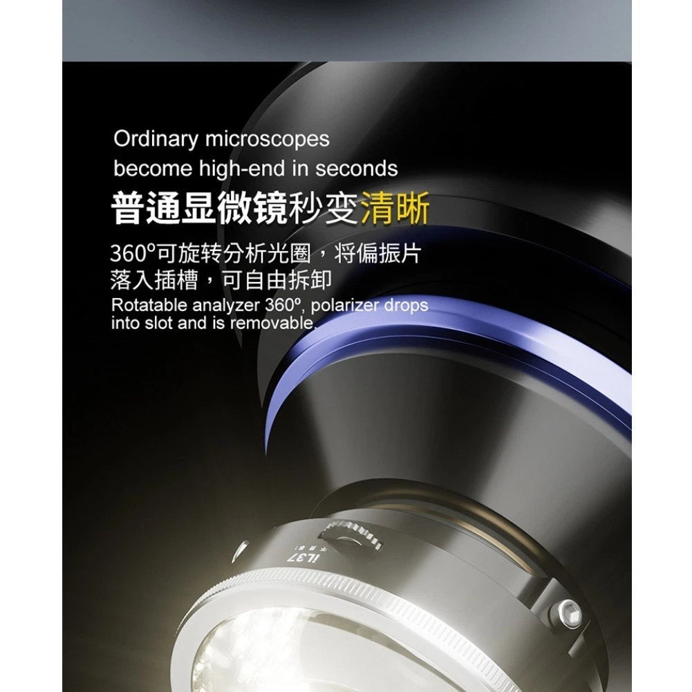 LED Ring Illuminator for iL37 (96) Silver 8.2cm