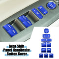 10PCS Master Power Window Switch Button Cover Replacement for Honda Accord (2018–2022) Blue