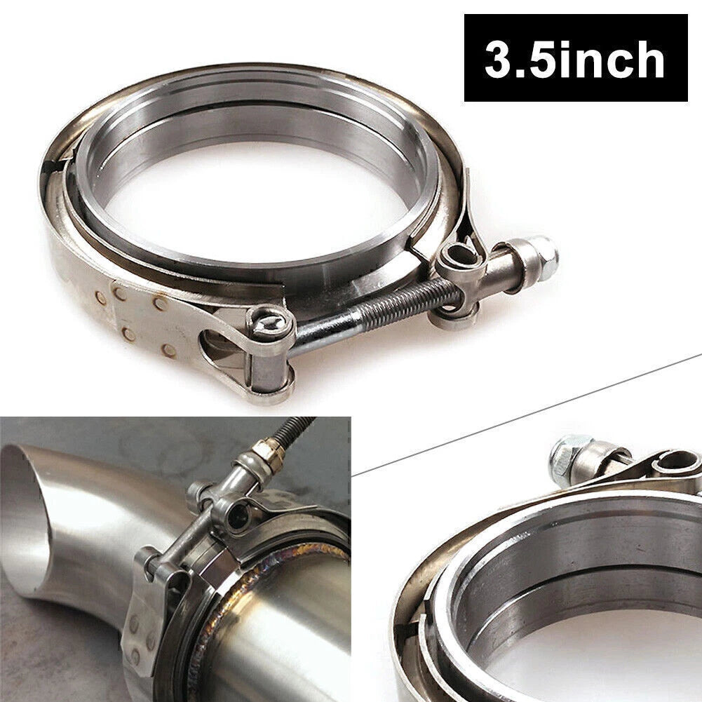 3.5" V-Band Clamp Kit for Universal Applications (CNC Stainless Steel)