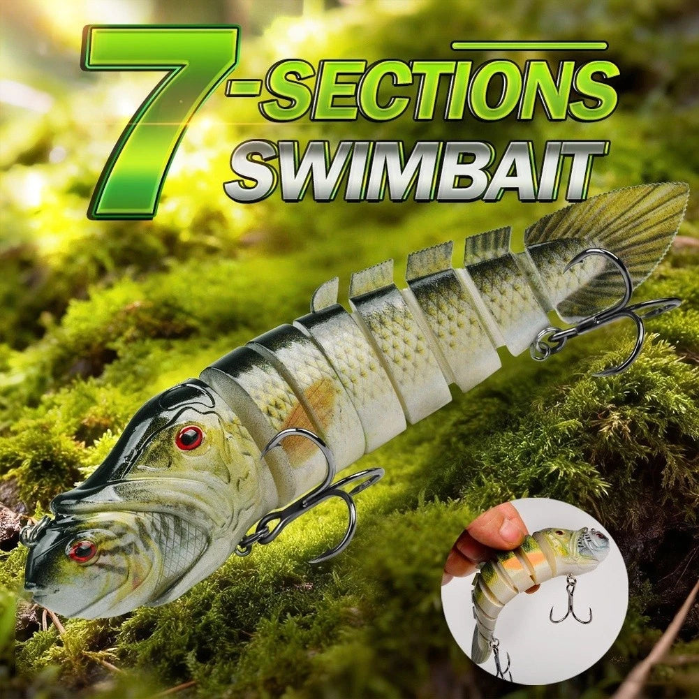 Jointed Swimbait Lure for Better Casting Distance