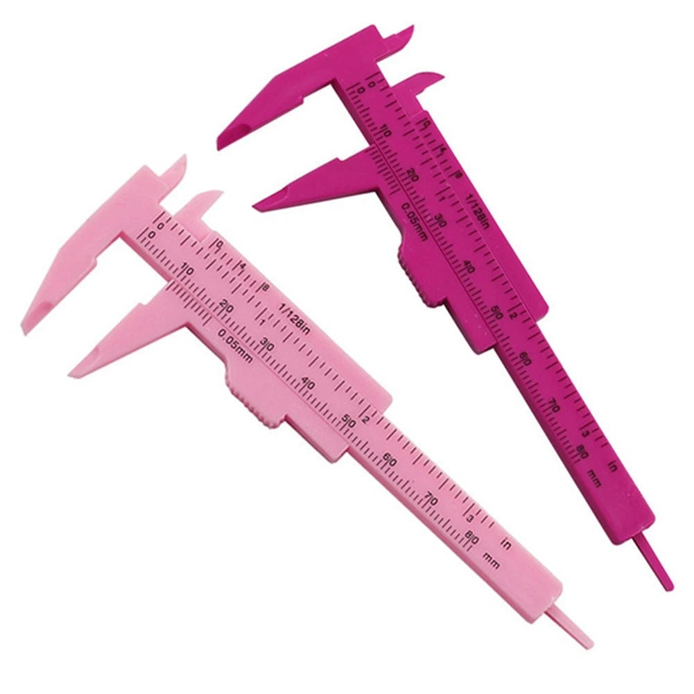 Calipers for Measuring Depth - Lightweight Measuring Tools (Pink/Rose Red)