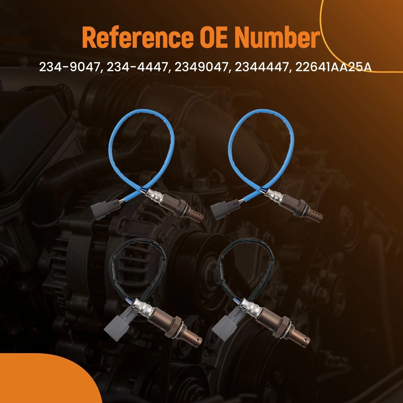 4X Oxygen Sensor for Subaru B9 Tribeca, Outback, Legacy (2005–2014)