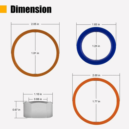 Hydraulic Cylinder Seal Kit for Bobcat 444 500 642 643