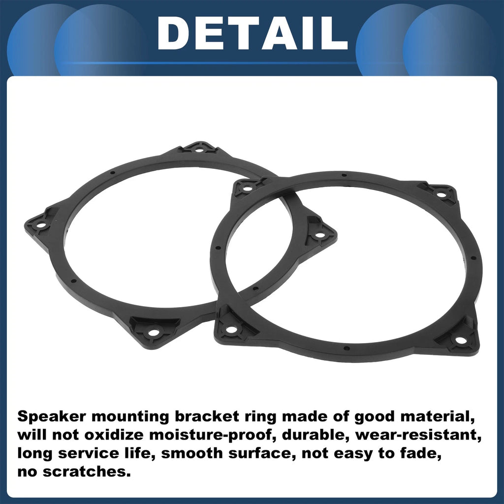 2X Speaker Spacer Ring Tweeter Adaptor for Hyundai 6.5"
