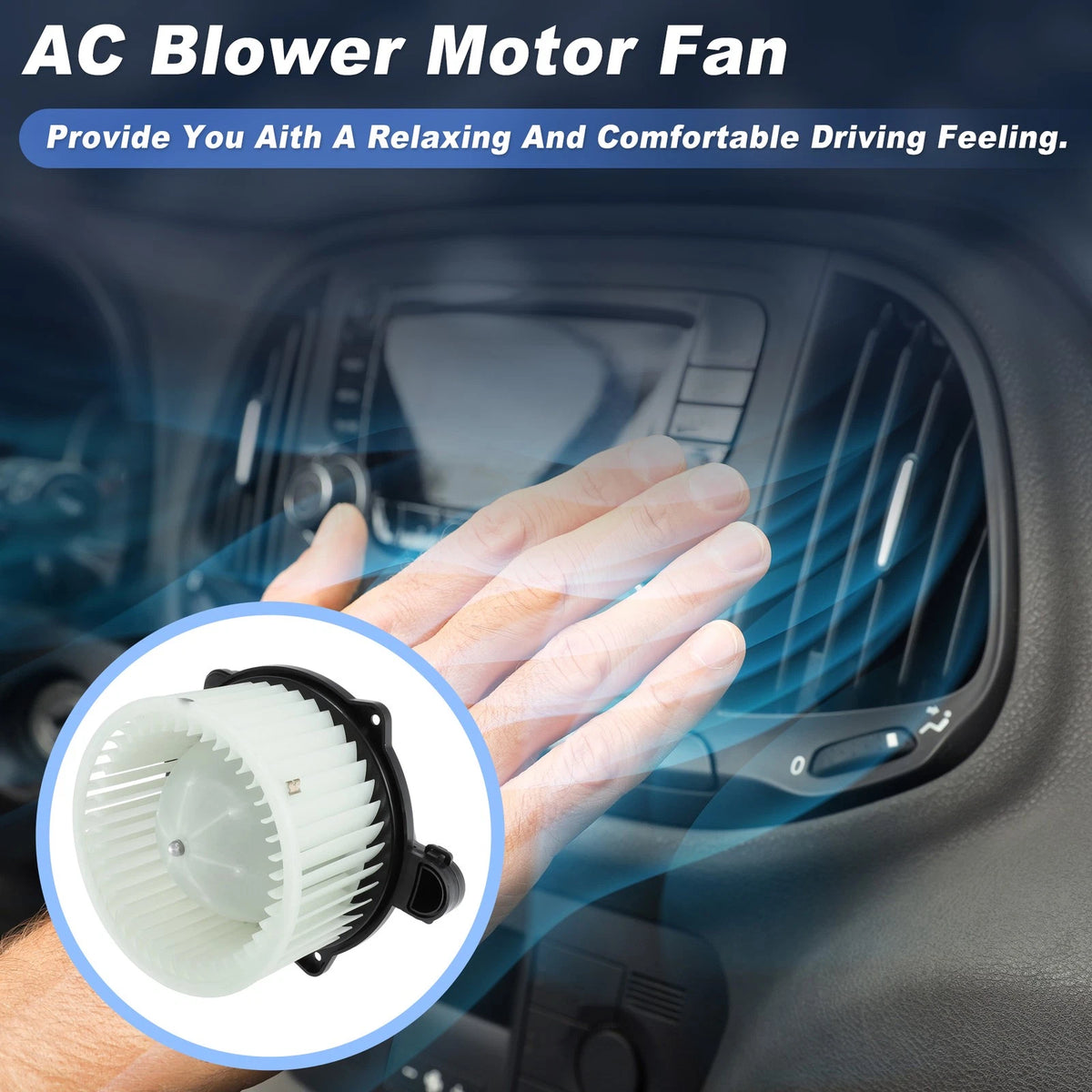HVAC Heater Blower Motor Fan Replacement for Kia Niro Hyundai Ioniq (2017–2019)