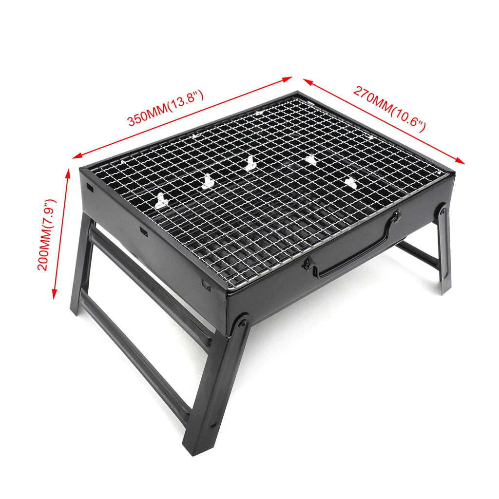 Foldable Compact Charcoal BBQ Grill for Camping (US)
