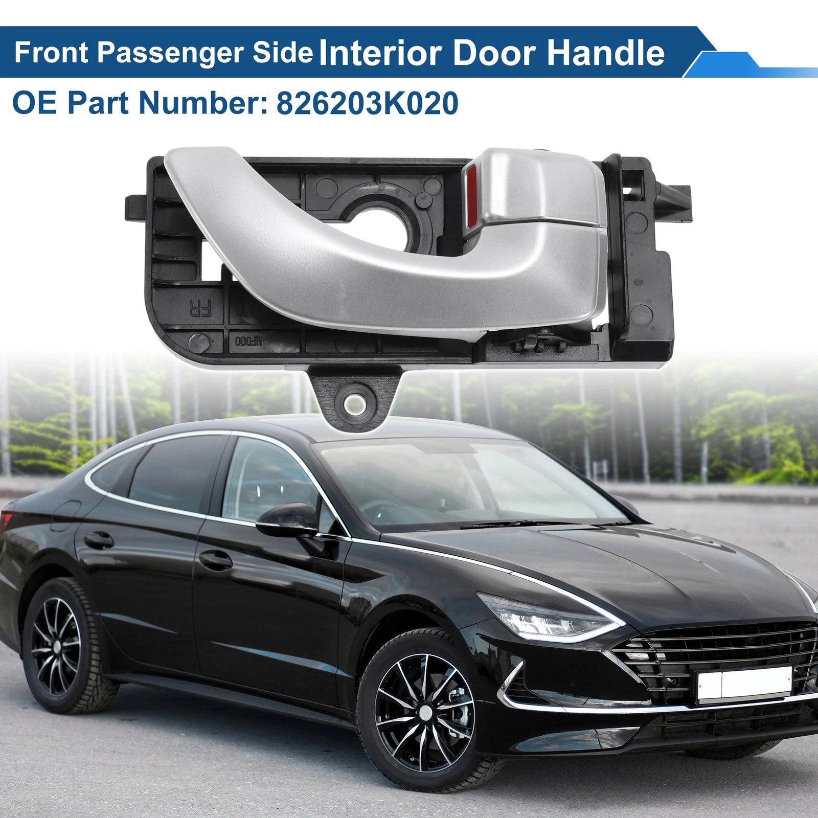 Front Left Driver Side Interior Door Handle for Hyundai Sonata (2006–2008)