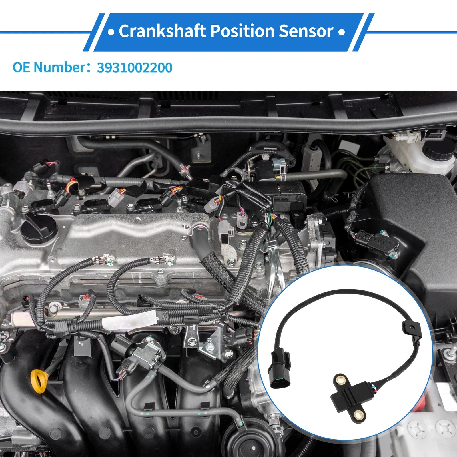 Crankshaft Position Sensor Replacement for Hyundai Getz 1.1 (2002–2009)