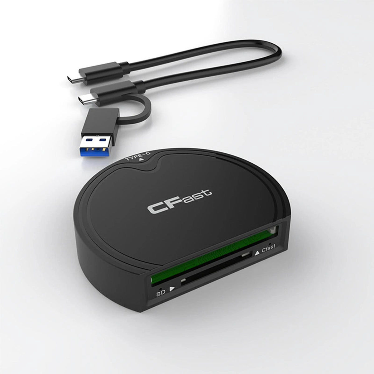 P&P CFast 2.0/SD Memory Card Adapter for USB3.2 Gen2 (10Gbps)