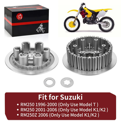 Clutch Center Inner Hub & Outer Pressure Plate Washer for Suzuki RM250 (1996–2006)
