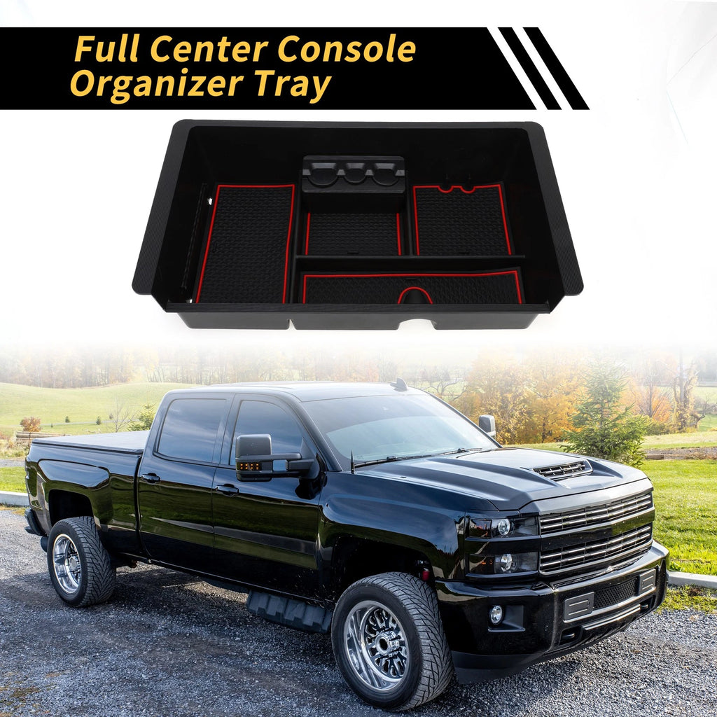 Center Console Organizer Insert Tray Replacement for Chevy Silverado 1500 (2014–2018)
